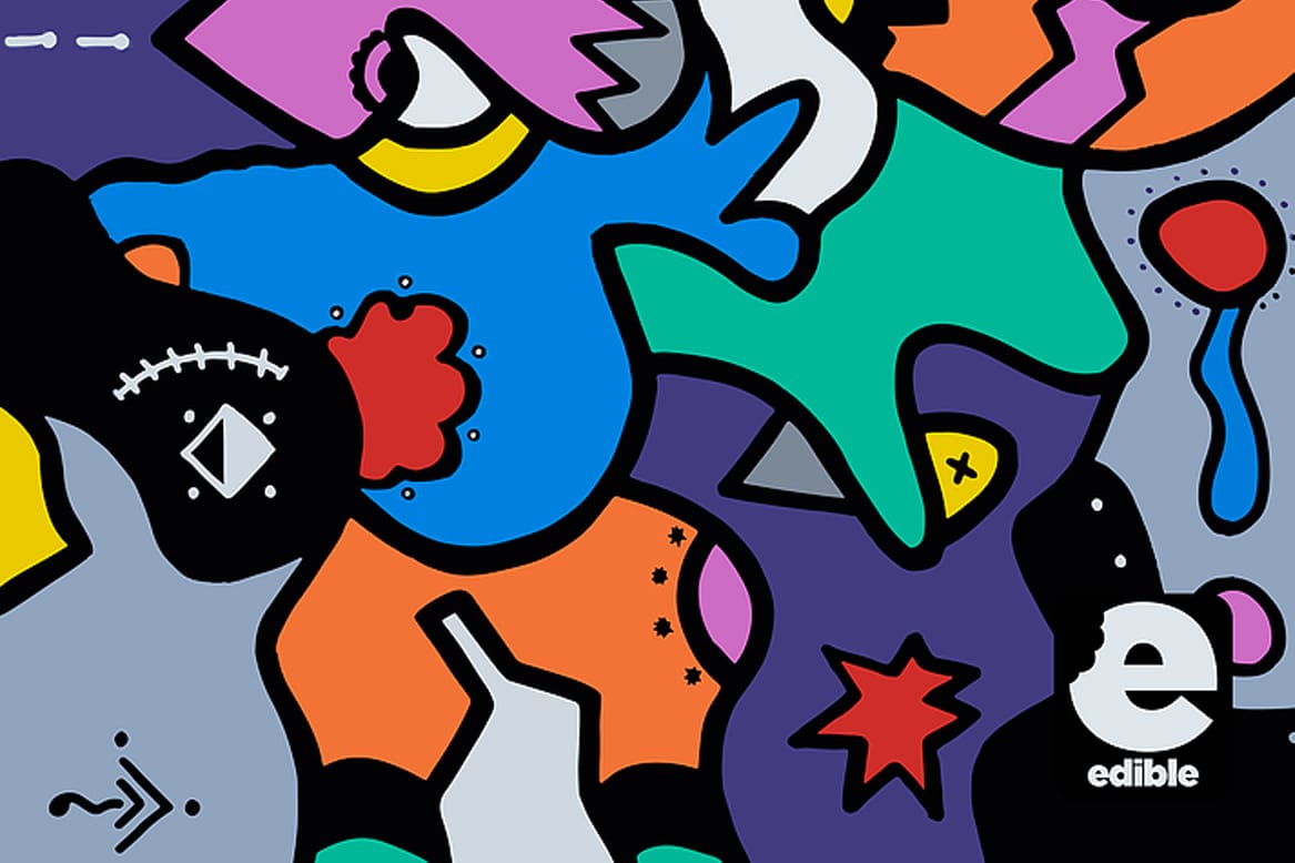 Abstract art by Nicolas Dixon.