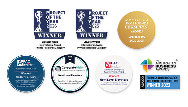 Next Level Elevators, National and International Awards